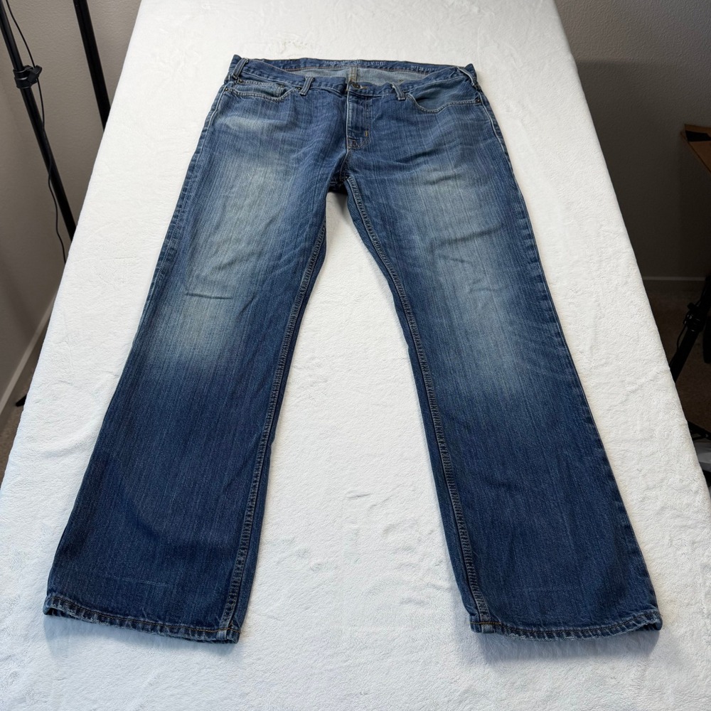Mossimo Supply Co Straight Leg Jeans Mens 38x32 Blue Good 100% Cotton Denim